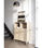 Mueble auxiliar modelo-602-2 acabado roble, 110 cm (alto) x 90 cm (ancho) x 34 - Foto 3