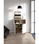 Mueble auxiliar modelo-602-2 acabado roble/blanco, 110 cm (alto) x 90 cm (ancho) - Foto 2