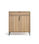 Mueble auxiliar/zapatero Md-507, 2 puertas 1 cajón en roble, 89cm(alto) - 1