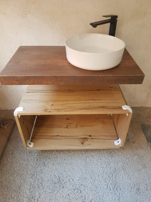 Mueble baño madera kit porcelanico - Foto 2
