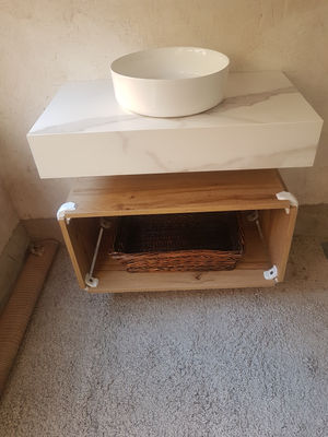 Mueble baño madera kit porcelanico - Foto 4