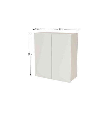 Mueble cocina alto con dos puertas en color blanco, 90 cm(alto)80 cm(ancho)35 - Foto 2