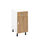 Mueble cocina bajo con 1 cajón y 1 puerta en roble albar. 83 cm(alto)40 - 1