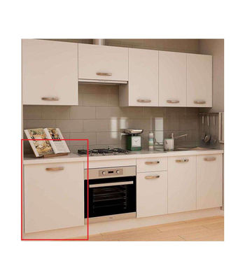 Mueble cocina con una puerta en blanco. 83 cm(alto)60 cm(ancho)58 cm(largo) - Foto 4