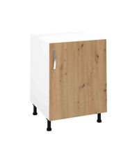 Mueble cocina con una puerta en roble albar. 83 cm(alto)60 cm(ancho)58