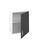 Mueble cocina para colgar con 1 puerta en gris parís, 70 cm(lato)60 cm(ancho)33 - Foto 3