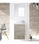 Mueble con lavabo y espejo Darío, acabado imitación a madera 58 cm(alto)40 - Foto 3