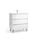 Mueble de Baño al Suelo con Lavabo Cerámico de Fondo Reducido | 70 cm | Guías - Foto 2