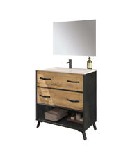 Mueble de baño Hudson con lavabo y espejo 90 cm(alto)81 cm(ancho)47 cm(largo)