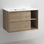 Mueble de Baño Suspendido con Lavabo Cerámico | 100 cm | 2 cajones Cierre - Foto 2