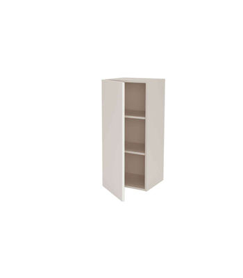 Mueble de cocina alto con una puerta en gris cream y blanco mate. 90 cm(alto)40 - Foto 4