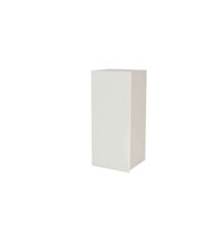 Mueble de cocina alto con una puerta en gris cream y blanco mate. 90 cm(alto)40