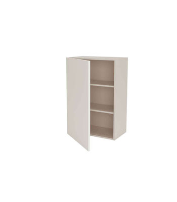 Mueble de cocina alto con una puerta en gris cream y blanco mate. 90 cm(alto)60 - Foto 3