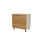 Mueble de cocina bajo cacerolero en gris cream y roble vega. 85 cm(alto)80 - 1