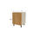 Mueble de cocina bajo con 1 puerta en gris cream y roble vega. 85 cm(alto)60 - Foto 2