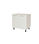 Mueble de cocina bajo con 2 puertas en gris cream y blanco mate. 85 cm(alto)80 - 1