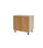 Mueble de cocina bajo con 2 puertas en gris cream y roble vega. 85 cm(alto)80 - 1