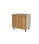 Mueble de cocina bajo para fregadero en gris cream y roble vega. 85 cm(alto)80 - 1