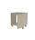 Mueble de cocina bajo para fregadero en gris cream y vison. 85 cm(alto)80 - Foto 3