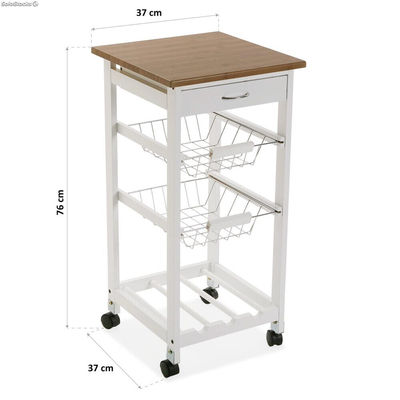 Mueble de cocina con 2 estantes, un cajón y zona botellero - Sistemas David - Foto 3