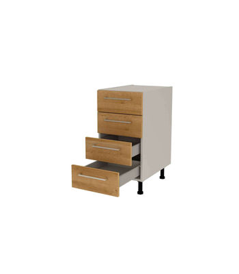 Mueble de cocina con cajones en gris cream y roble vega. 85 cm(alto)40 - Foto 3
