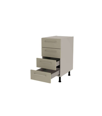 Mueble de cocina con cajones en gris cream y vison. 85 cm(alto)40 cm(ancho)60 - Foto 3