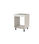 Mueble de cocina para horno en gris cream y blanco mate. 85 cm(alto)60 - 1