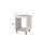 Mueble de cocina para horno en gris cream y blanco mate. 85 cm(alto)60 - Foto 2