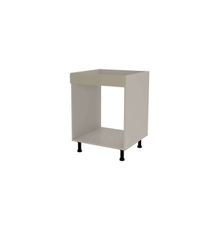 Mueble de cocina para horno en gris cream y vison. 85 cm(alto)60 cm(ancho)60