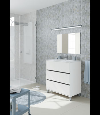Mueble de lavabo Kalma acabado blanco, 90 cm(alto)81,5 cm(ancho)46,5 cm(largo) - Foto 5