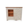Mueble De Recepción Con Puerta Y Cajones Afrodita Modelo MR12B - Color Blanco