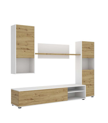 Mueble de salon Kala Blanco Nordic180 cm(alto)220 cm(ancho)41 cm(largo) - Foto 3