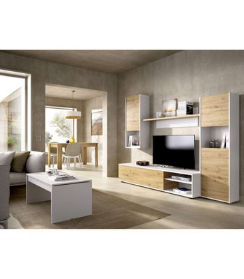 Mueble de salon Kala Blanco Nordic180 cm(alto)220 cm(ancho)41 cm(largo)