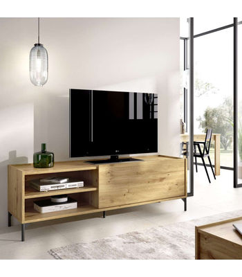Mueble de televisión Cazalilla en acabado Nordic 47 cm(alto)155 cm(ancho)43 - Foto 2