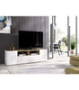 Mueble de televisión Laso en Blanco-Nordic 43.8 cm(alto)141.7 cm(ancho)34.7