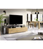 Mueble de televisión Ram en Grafito-Nordic 46.8 cm(alto)165 cm(ancho)40