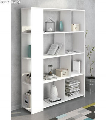 Mueble estantería DINA. Librería abierta diseño lineal minimalista con 8 - Foto 2
