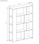 Mueble estantería DINA. Librería abierta diseño lineal minimalista con 8 - Foto 3