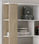 Mueble estantería NOAH. Librería abierta lineal minimalista con 8 - 4
