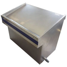 Mueble inox pescado 1,2 mts