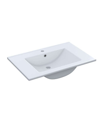 Mueble lavabo y espejo Konce en acabado blanco 80 cm(alto)50 cm(ancho)40 - Foto 2