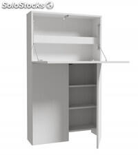 Mueble multifunción MILU, mesa escritorio plegable. 117,6x69,9x19,5 cm. Mueble