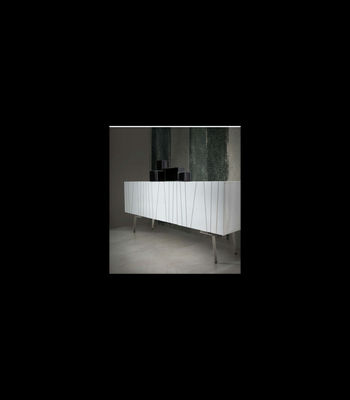 Mueble para televisión 3 puertas modelo VIDA acabado blanco brillo, 65cm (alto) - Foto 2