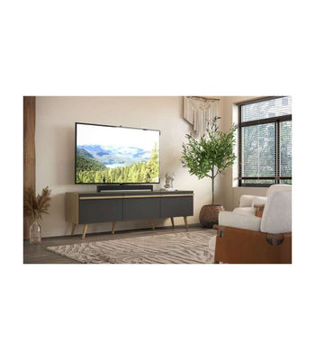 Mueble para televisión Md-Cabina en acabado gris 49cm(alto) 160cm(ancho) - Foto 4