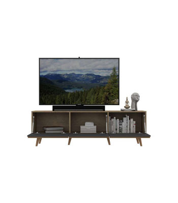 Mueble para televisión Md-Cabina en acabado gris 49cm(alto) 160cm(ancho) - Foto 2