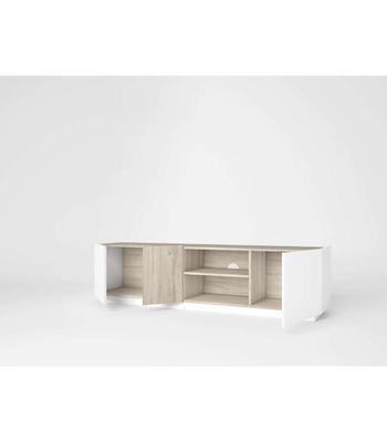 Mueble para TV Celia acabado blanco/sahara, 48cm(alto) 180cm(ancho) - Foto 3