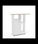 Mueble planchador Md-Asfeld2 acabado blanco, 91cm(alto) 90.5m(ancho) - 1