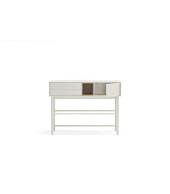 Mueble recibidor modelo Corvo 1 puerta 2 cajones acabado crema, 35cm(ancho) - Foto 4