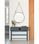 Mueble recibidor modelo Corvo 1 puerta 2 cajones acabado gris antracita, - Foto 3