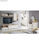 Mueble Salón Modular Jelani De 217 Cm Ancho En Blanco Y Roble. Mueble Tv + - 5